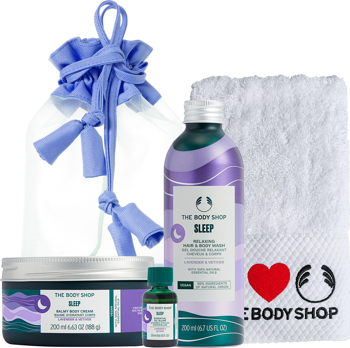 頭髮&身體清潔露-200ML 任1、精萃油-20ML 任1、美膚霜-200ML 任1 電繡毛巾 *1、束口網袋 任1 特惠 NT3280 (原價 NT5080、65折) 