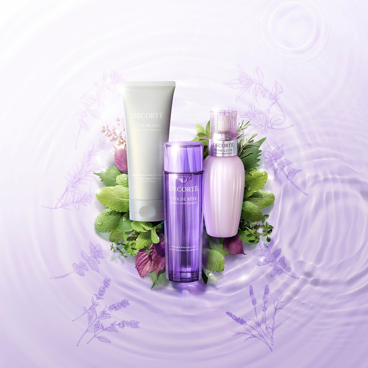 黛珂平衡草本系列情境圖。