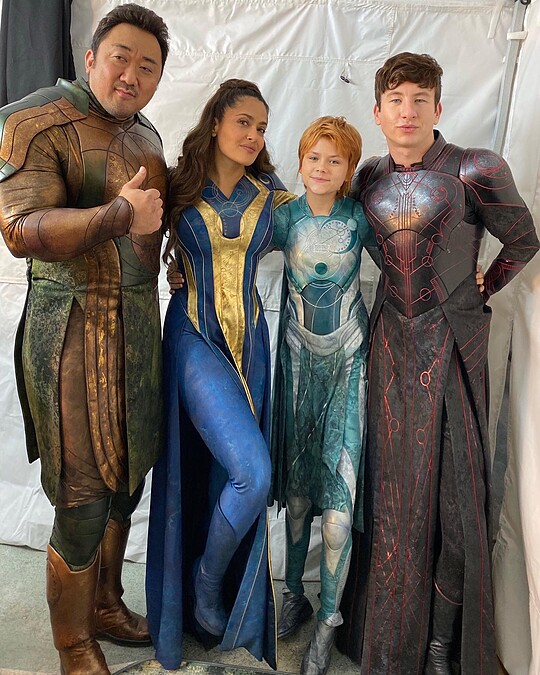 《永恆族》馬東石(右)飾演Gilgamesh