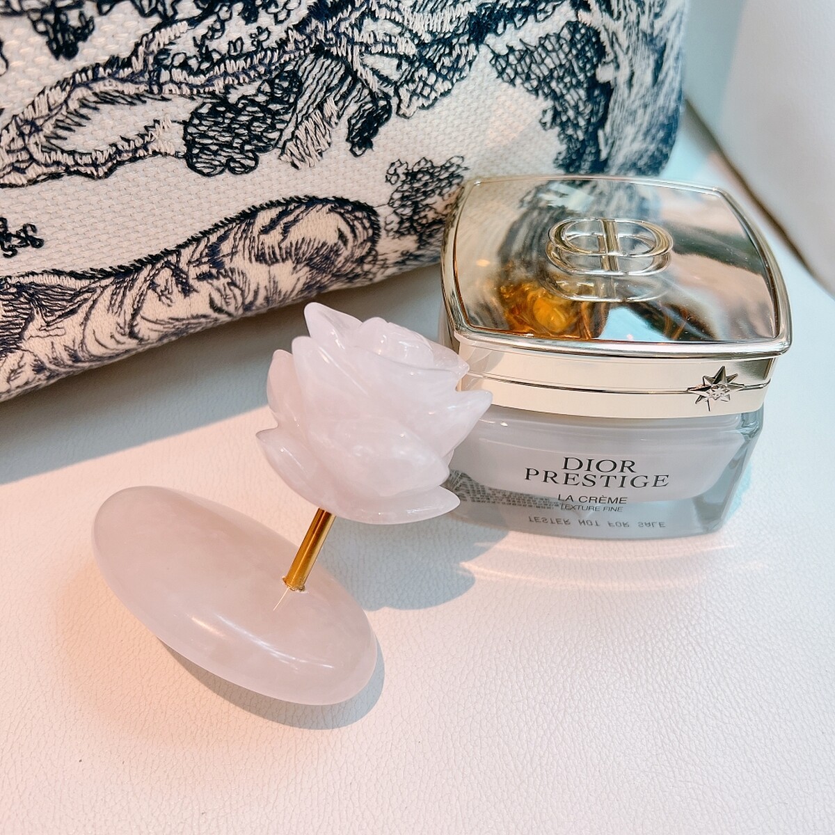 DIOR迪奧玫瑰石英活絡按摩板，NT6,700