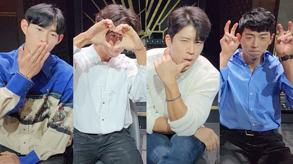 由左至右：李國榮、金士烘、柳志翰、金東熹