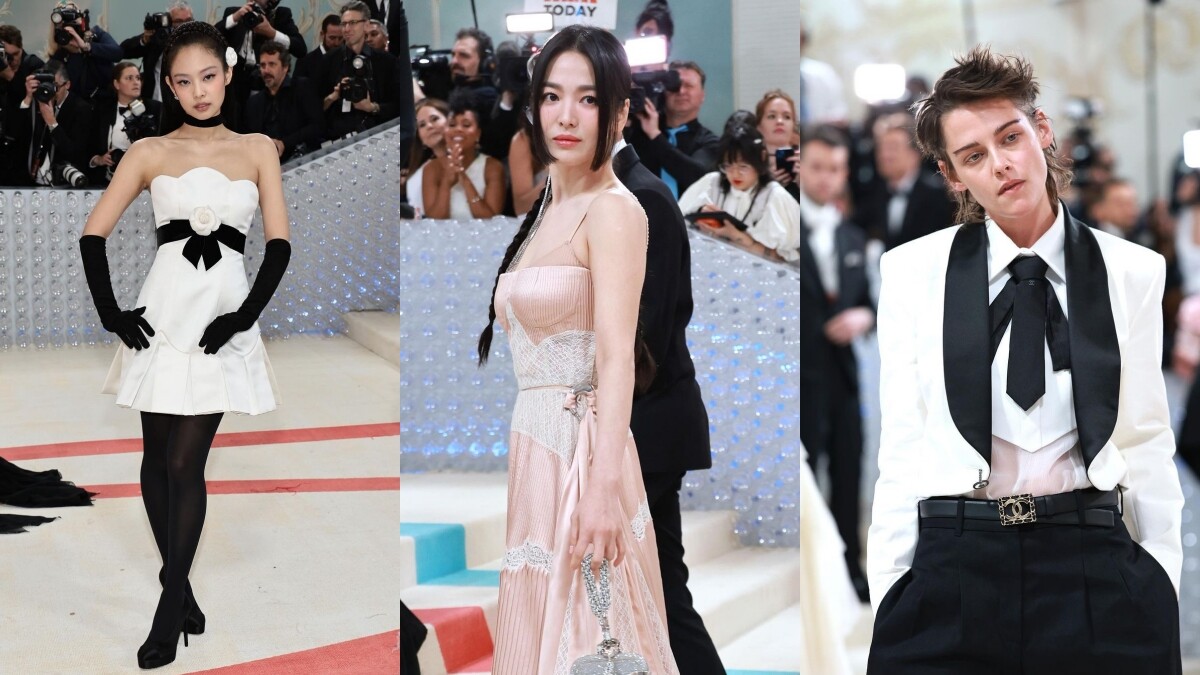 2023 Met Gala女星髮型亮點：宋慧喬公主切、Jennie 盤髮⋯克莉絲汀史都華短髮超吸睛