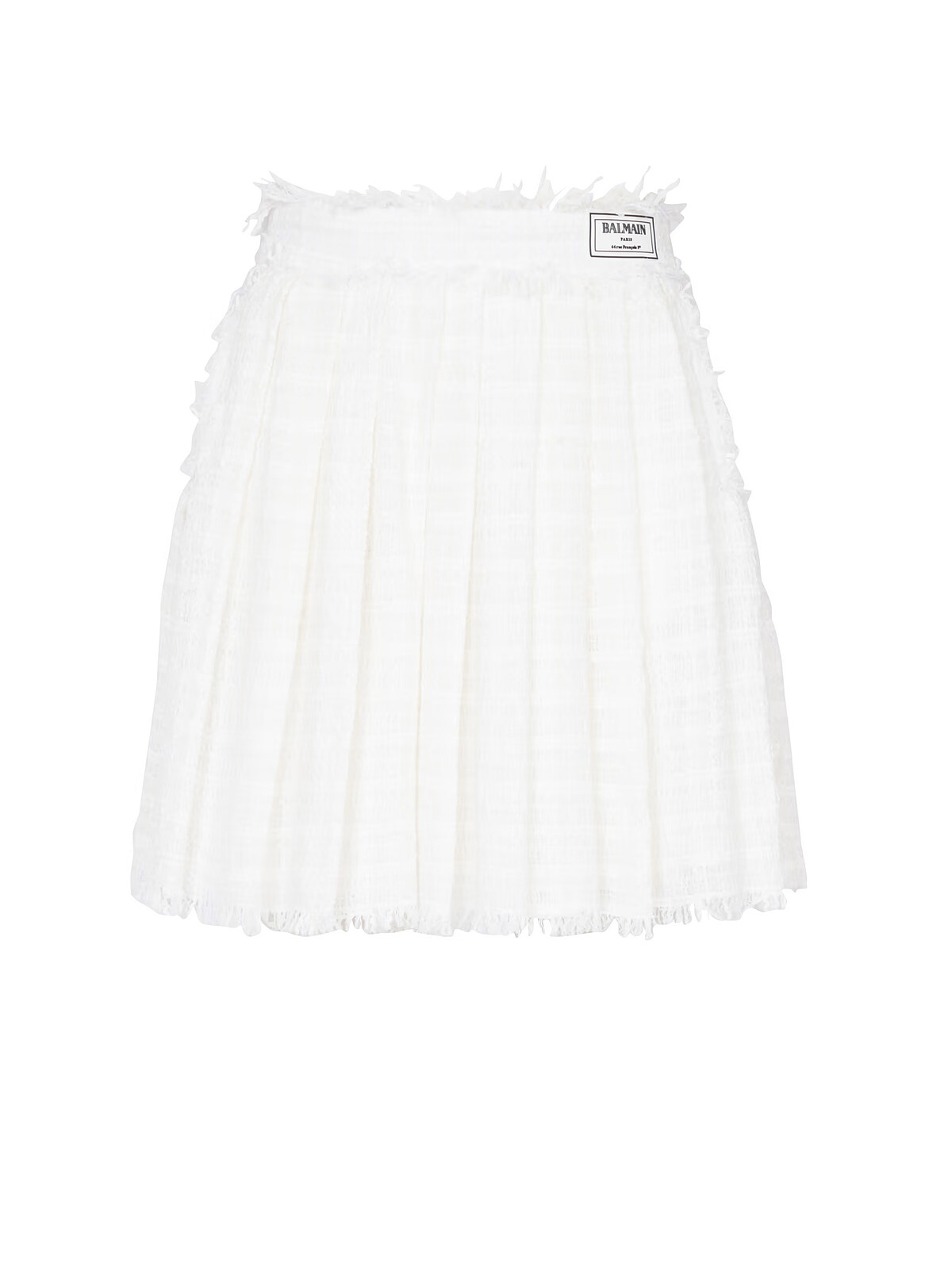 褶皺粗花呢短裙，NT62,300_