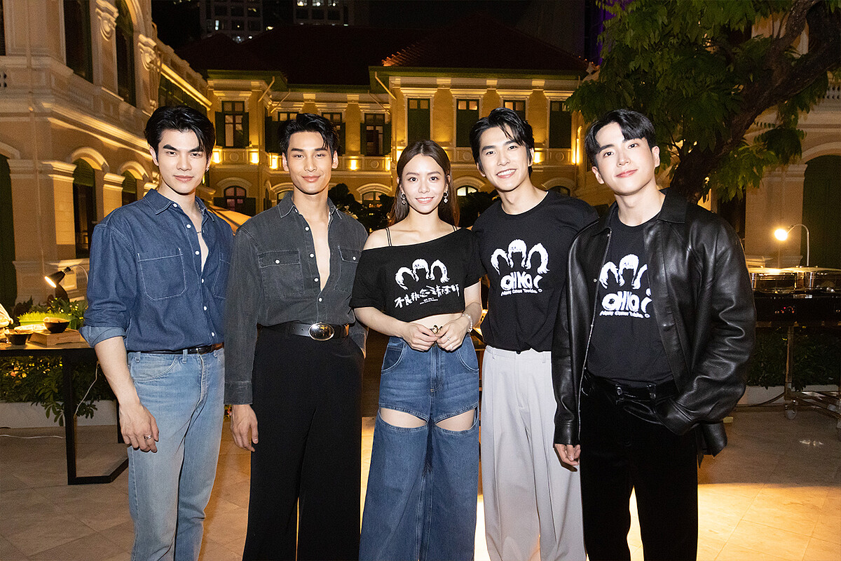 左起Mile、Apo、宋芸樺、曾敬驊、Nonkul(查農)