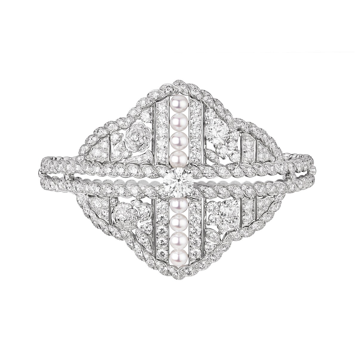 Chanel 珍珠鑽石珠寶手環