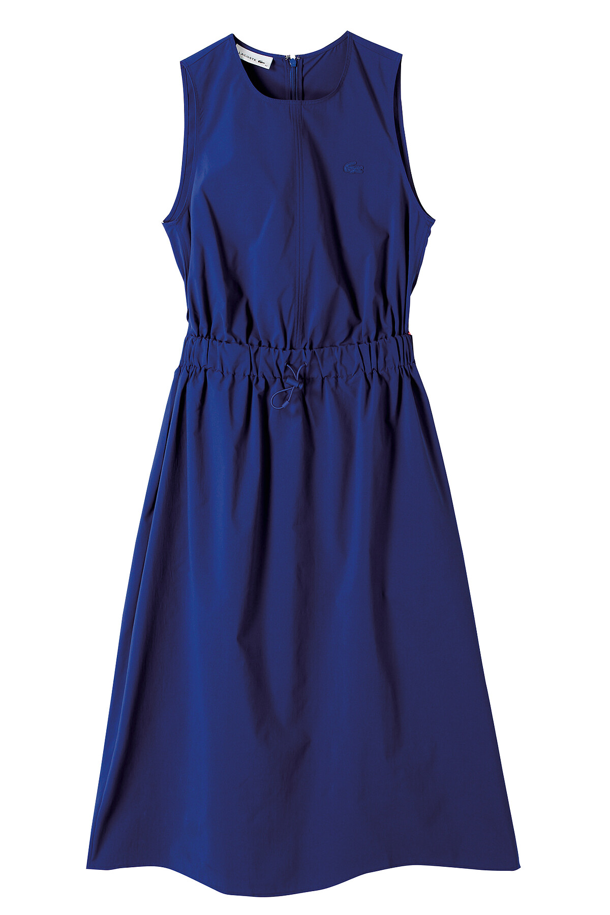 寶藍色洋裝（Lacoste，E-DA $3,740）。 