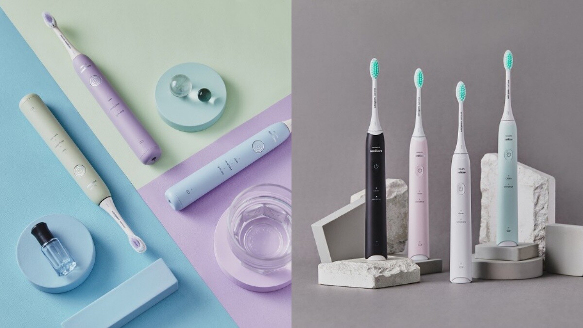 「舒敏小彩刷」、「潔淨小羽刷」