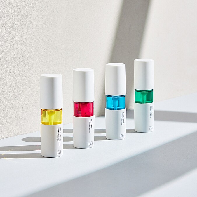 unlabel LAB安博士四款精華液。