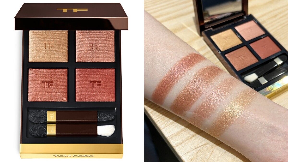 TOM FORD高級訂製四格眼盤(#40 Golden Hour金棕親密)，NT3,500