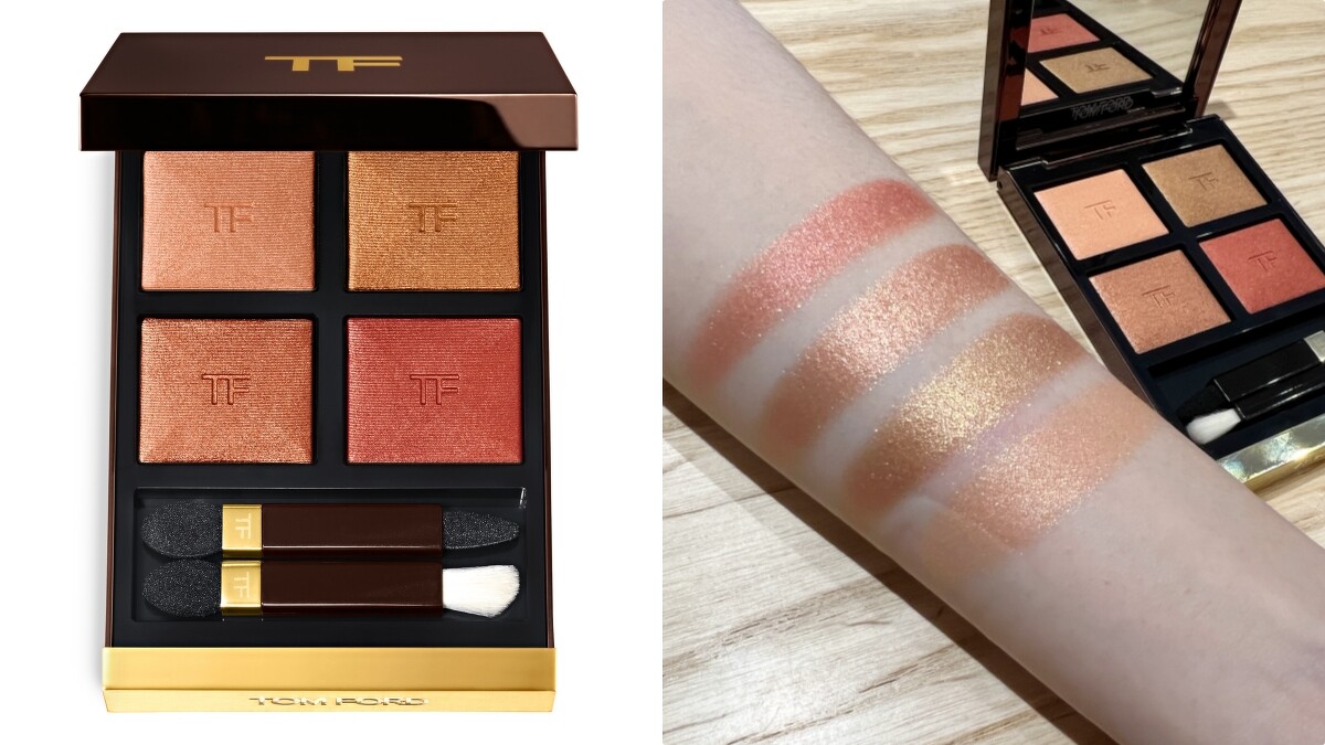 TOM FORD高級訂製四格眼盤(#41 Peach Dawn蜜桃破曉)，NT3,500