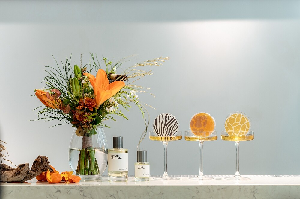 Maison Crivelli 獵遊橙花淡香精 X Bar Mood聯名調酒Diverse。