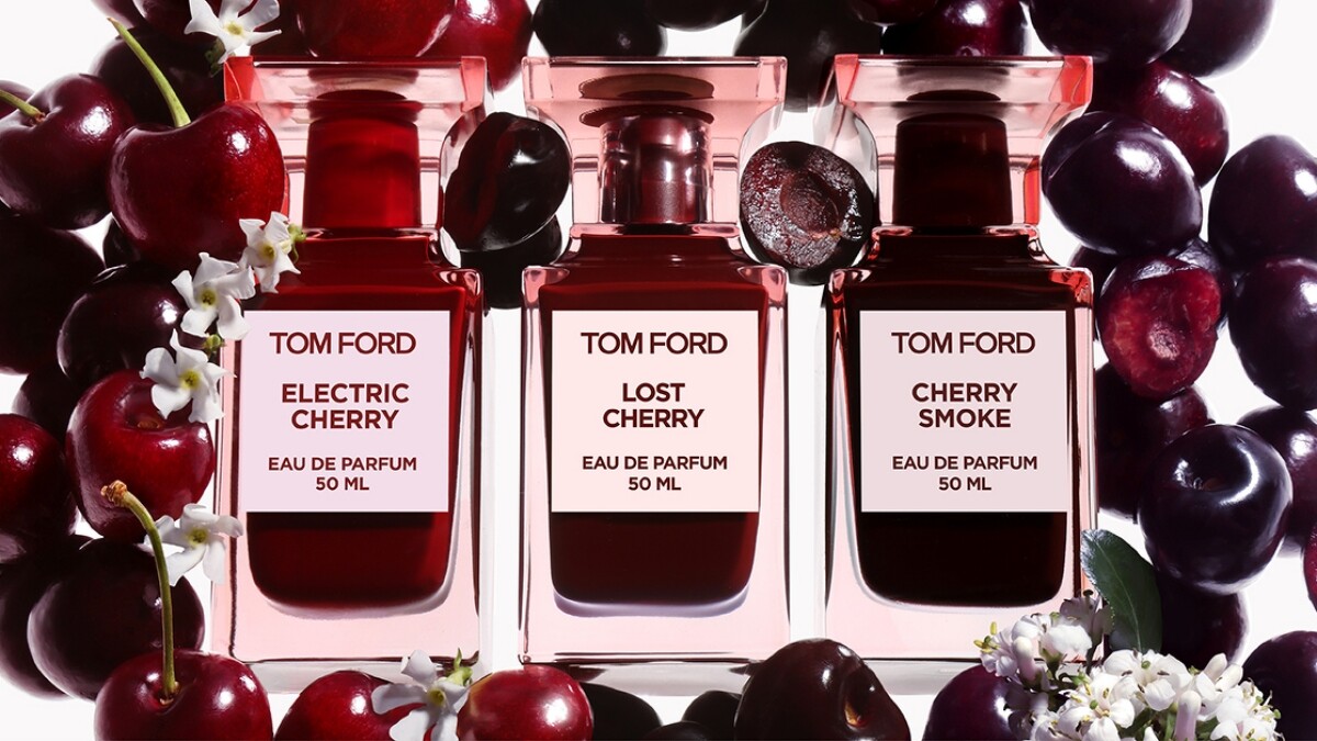 TOM FORD情慾櫻桃系列香水形象圖。