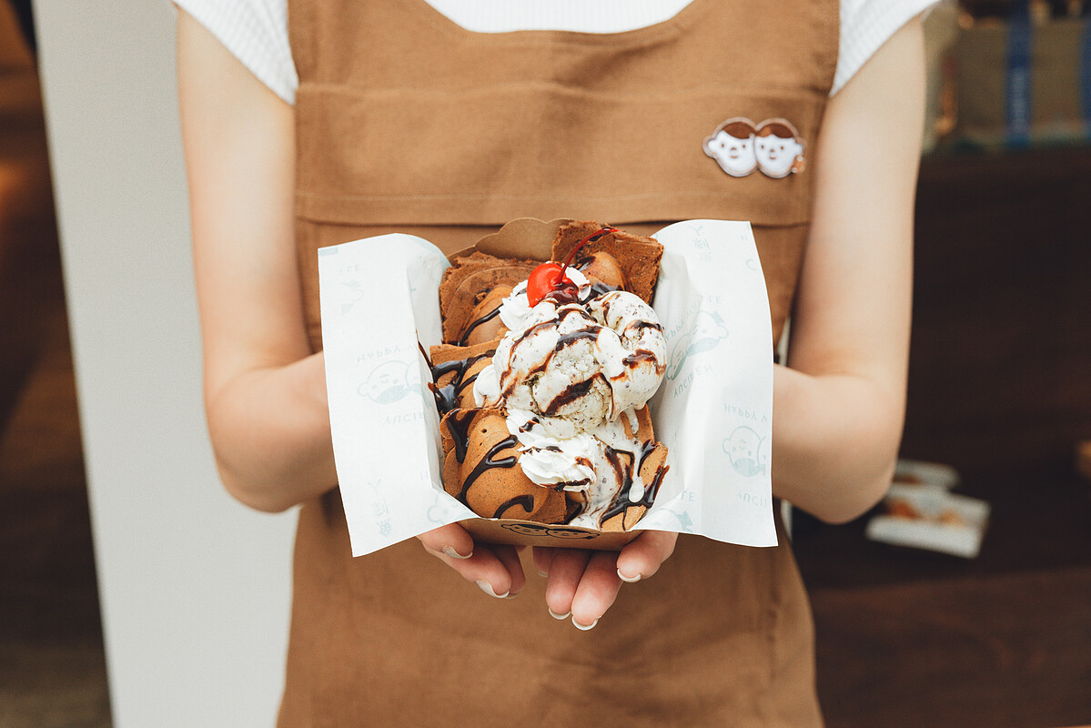 魚刺人雞蛋糕熱賣&mdash;&mdash;冰淇淋榛果巧克力口味