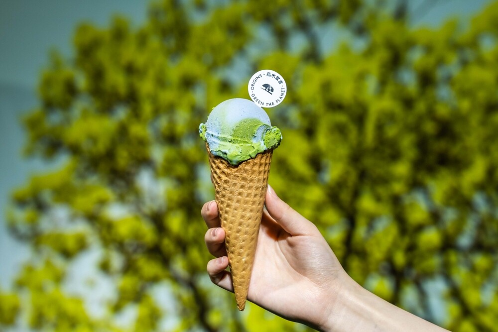 品木宣言植癒地球月愛地球冰淇淋照。