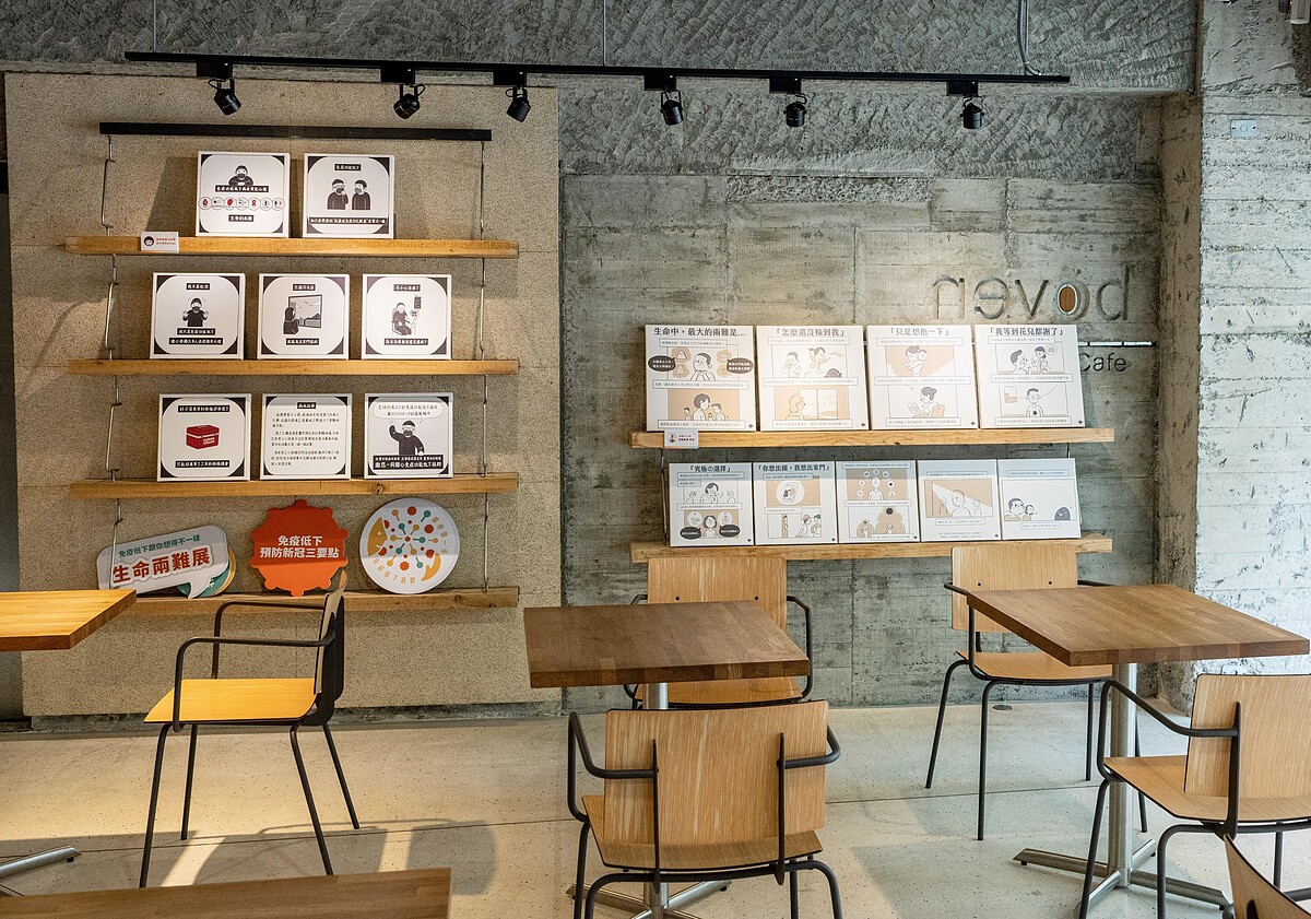 (左) 當肯Duncan 插畫作品，(右) 街頭故事 李白 插畫作品