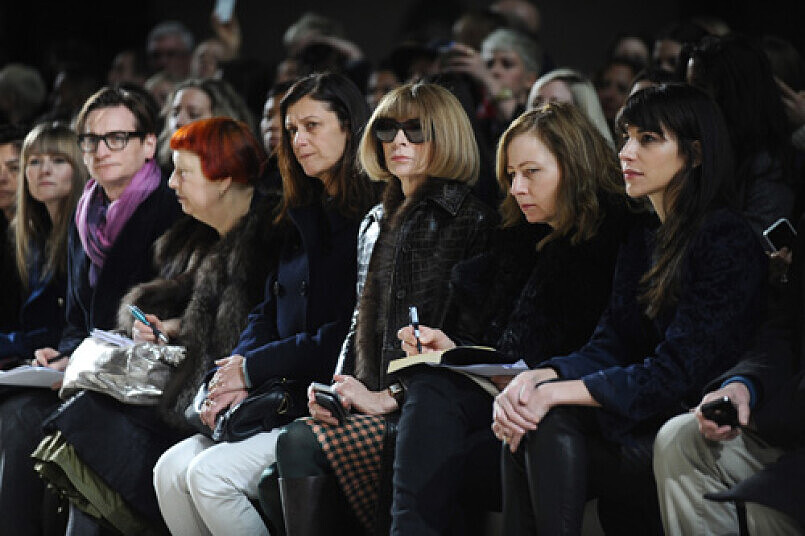 Anna Wintour 和 Caroline Sieber 現身Simone Rocha 2014 秋冬時裝展