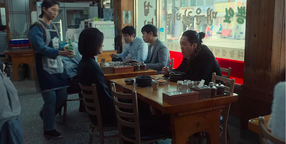 文同珢和孫慏梧在泰能雪濃湯見面(翻攝自Netflix)