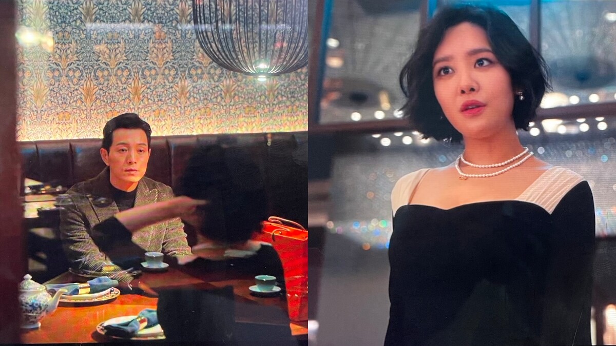 河度領與崔惠程在餐廳見面(翻攝自Netflix)