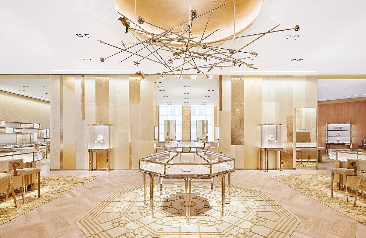 Tiffany & Co.於紐約第五大道57街The Landmark旗艦店4樓_傳奇設計師鑽石與K金系列展示空間