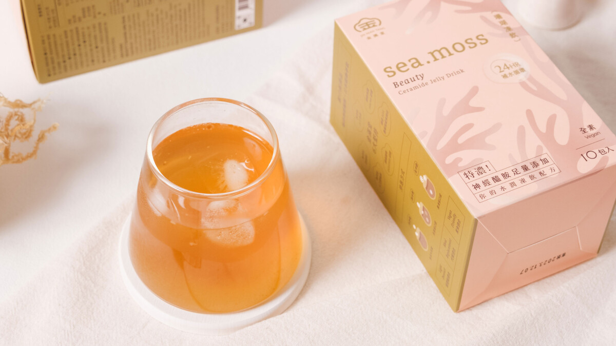 金滿堂珊瑚凍飲是素食者也能飲用的美容膠原飲。