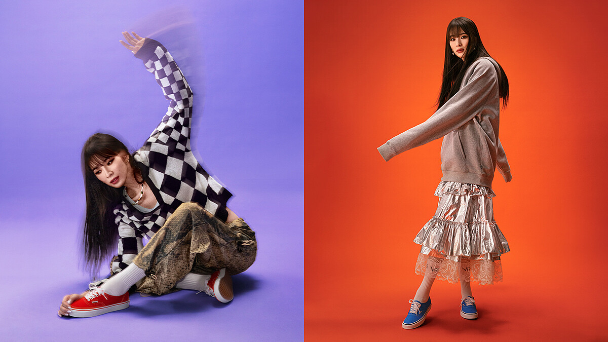 春夏季節的天選之鞋就是它！時尚潮流穿搭女王Irene Kim大愛的Vans Authentic魅力開啟，就連安柏兒、Julia、Rin與Mindy也被燒到搶先穿上！