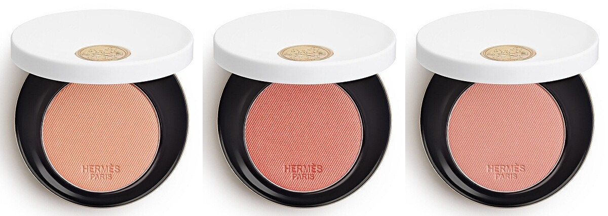 愛馬仕HERMÈS ROSE HERMÈS瑰麗粉紅系列絲滑腮紅(新3色)，NT2,700