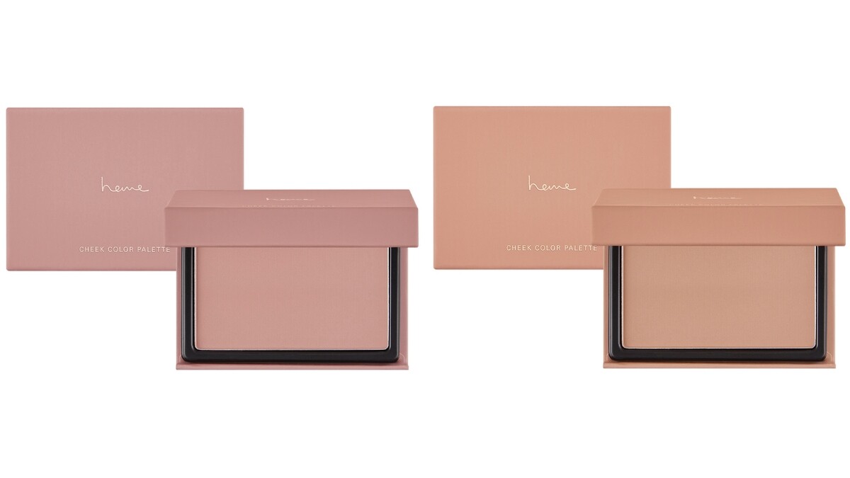 heme單色腮紅盤(#01 Cotton Rose、02 Warm Maple，NT300