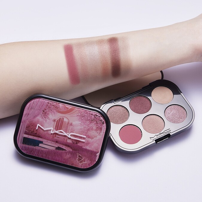M.A.C玩色派對六色眼影盤(#玫瑰森林ROSE LENS)，NT2,720