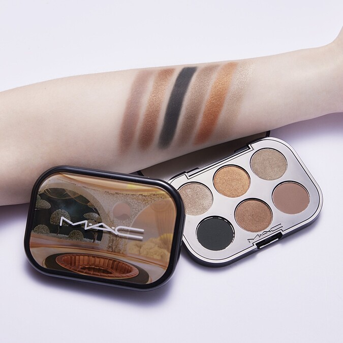 M.A.C玩色派對六色眼影盤(#墨玉金沙BRONZE INFLUENCE)，NT2,720