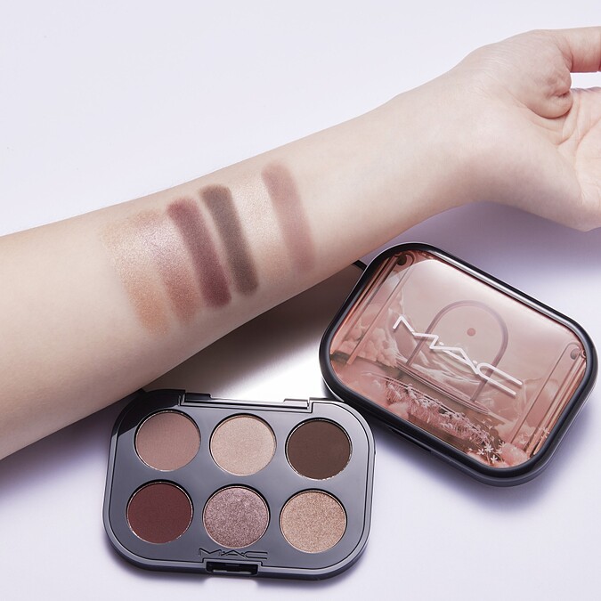 M.A.C玩色派對六色眼影盤(#微醺勃根地EMBEDDED IN BURGUNDY)，NT2,720