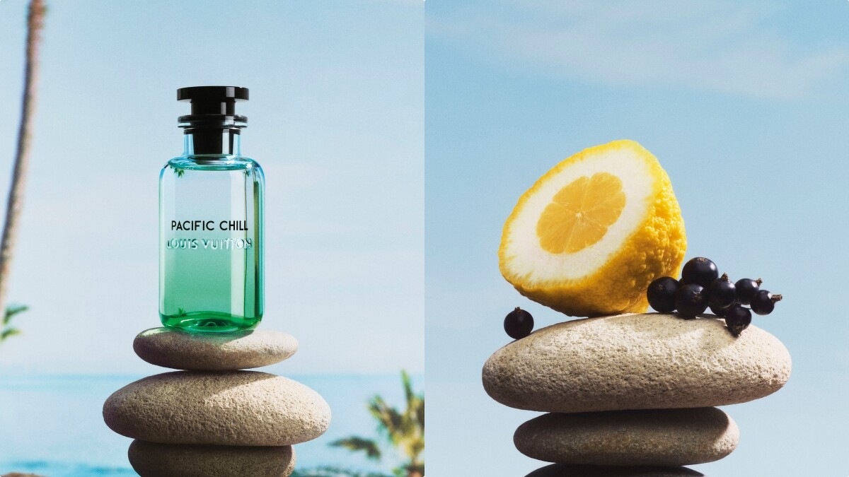 LV路易威登古龍水香水Parfum de Cologne Pacific Chill 100ml，NT10,000、200ml，NT14,800