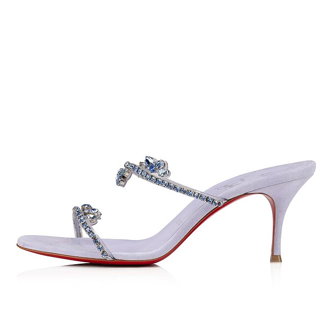 JUST QUEEN 70 丁香紫水鑽裝飾低跟鞋 NTD 43,200