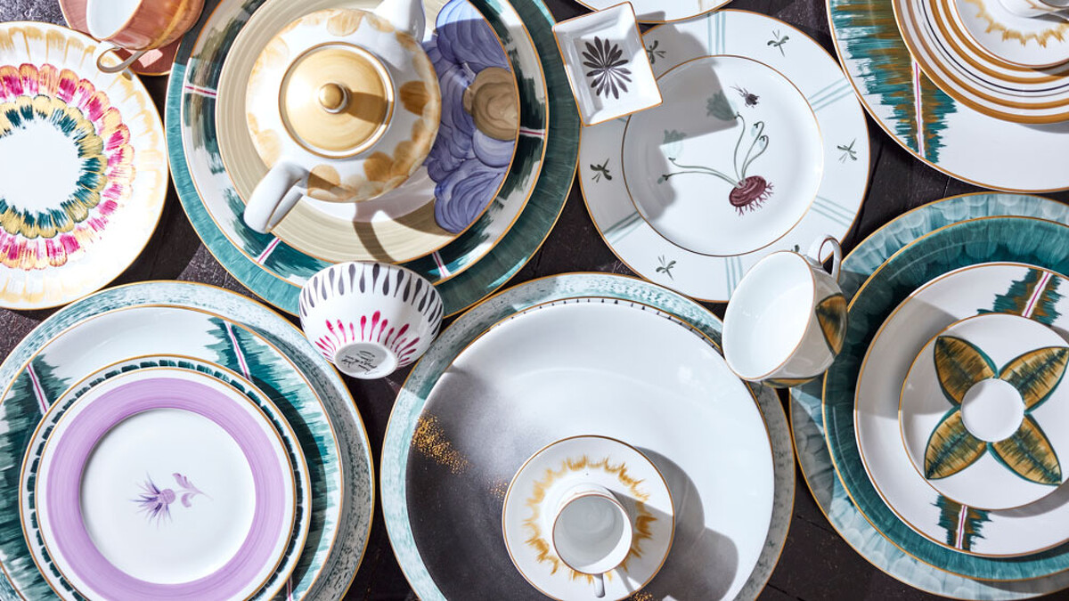 Marie Da&acirc;ge 餐瓷有五千多種變化搭配組合。
