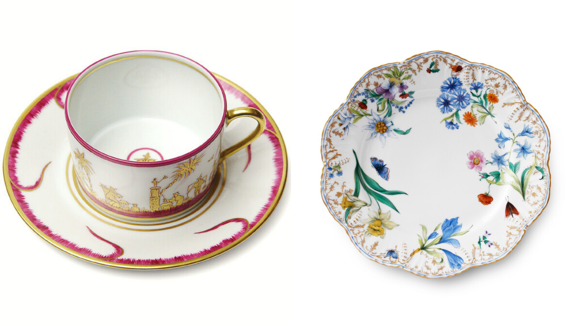 同樣由 Limoges 瓷廠燒製。