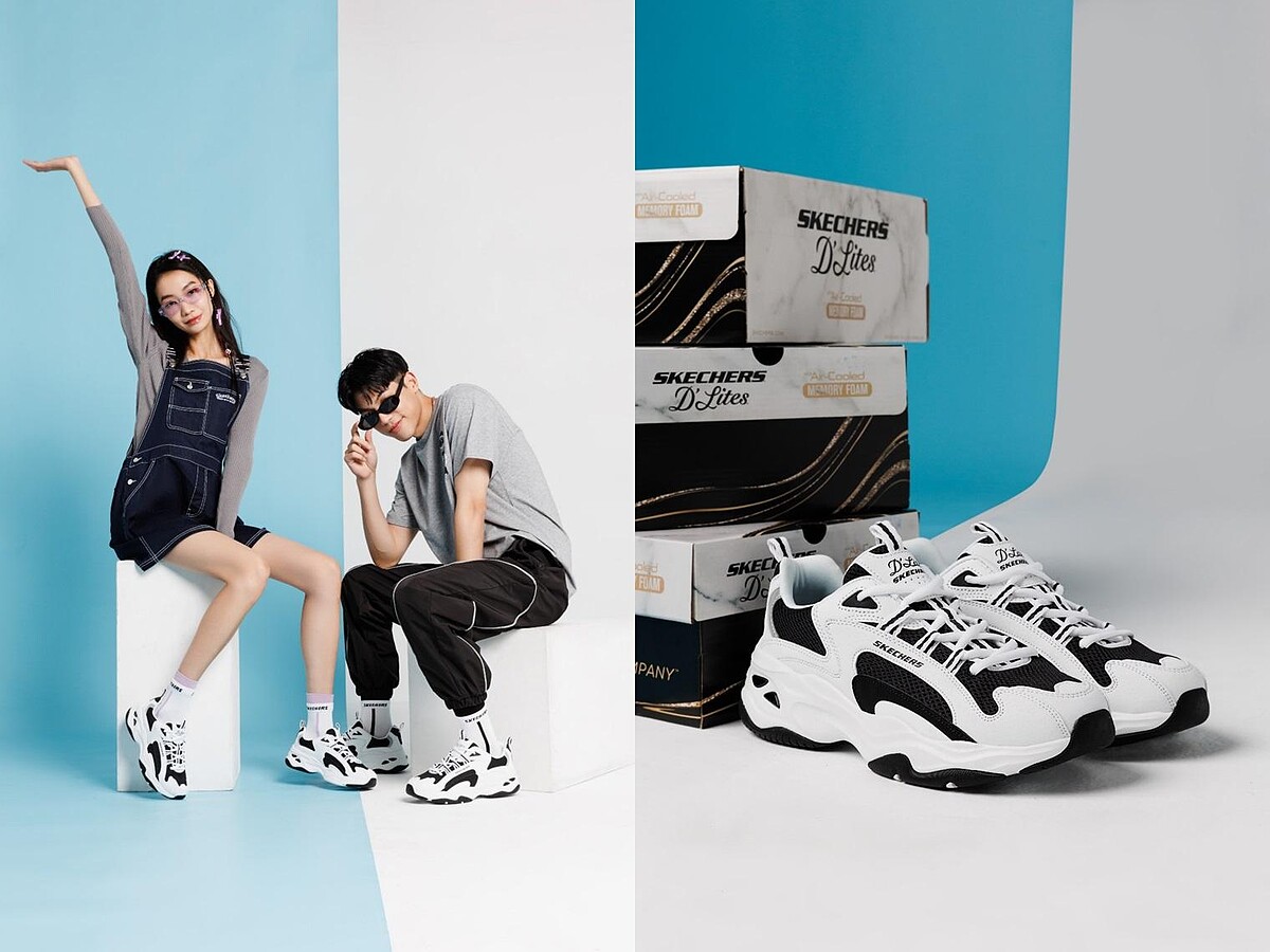 服裝SKECHERS / LAUGHING ANIMALS系列；鞋子(女) 149562WBK，售價3,090元；(男)237408WBK，售價3,190元。
