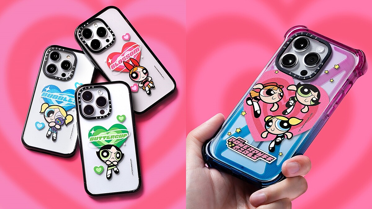 飛天小女警來守護你的手機！CASETiFY首度聯名推3C配件，花花、泡泡、毛毛你要選誰？