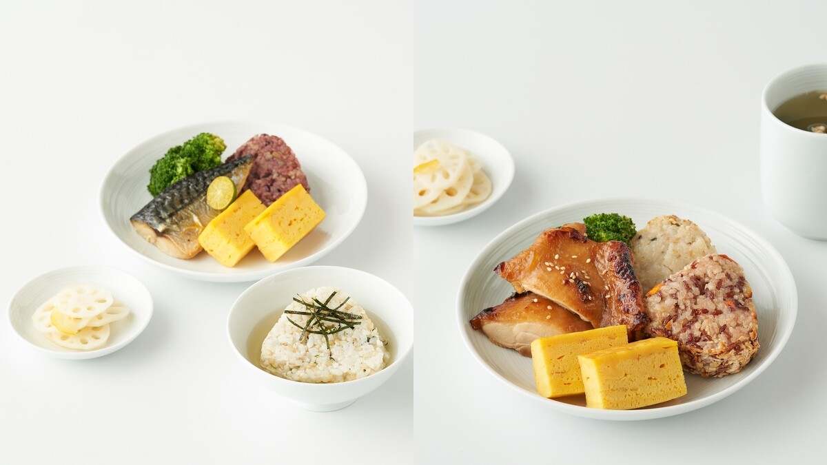 微風松高門市限定的飯糰茶泡飯套餐、飯糰套餐