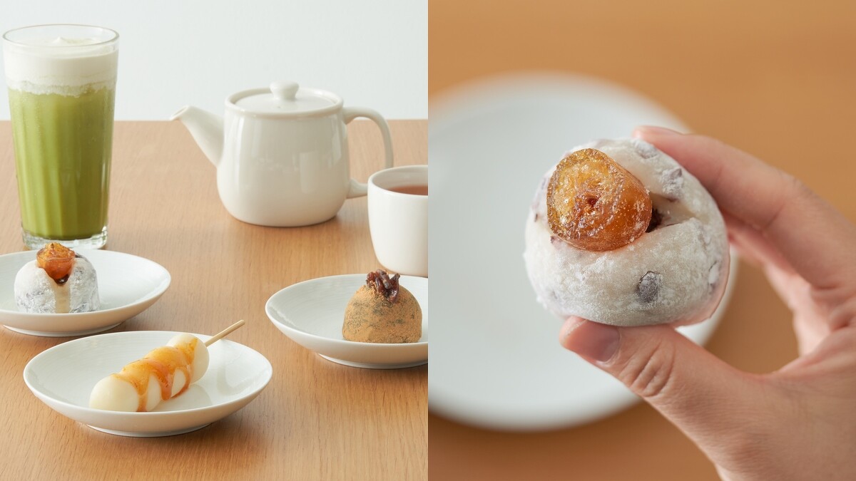 提供方便外帶及食用的日式點心、金棗大福