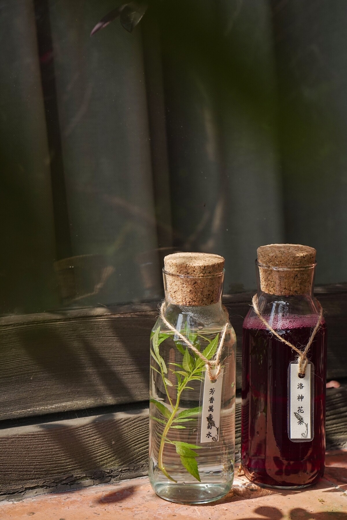 客房中也在冰箱準備了冰涼「洛神花茶」與「萬壽菊水」。