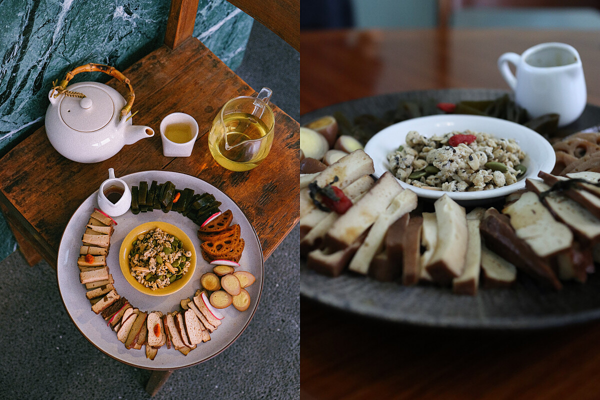 茶香滷味拼盤。