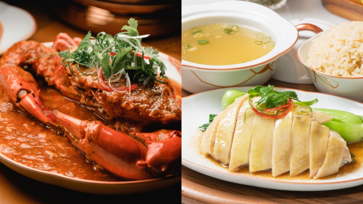 新加坡辣椒蟹、海南雞飯