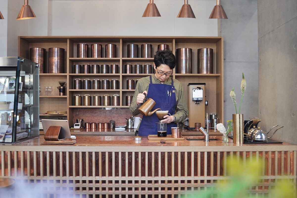 開化堂咖啡店 Kaikado Caf&eacute; 店長川口清高先生。