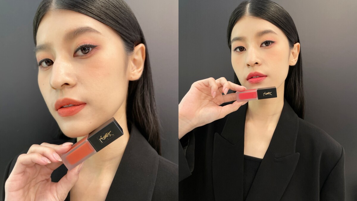 左：#221秘戀葡萄柚、右：#220微醺覆盆莓