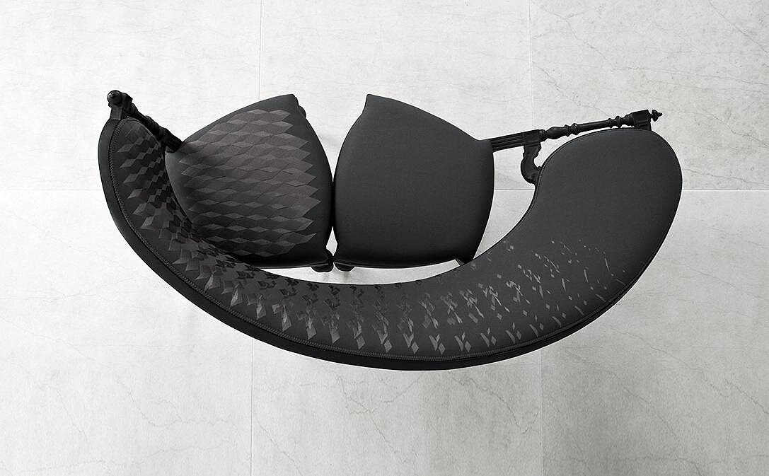 塞巴斯蒂安以車床為概念的家具作品〈車床(九)〉。塞巴斯蒂安.布拉伊科維奇和木匠工坊畫廊提供。