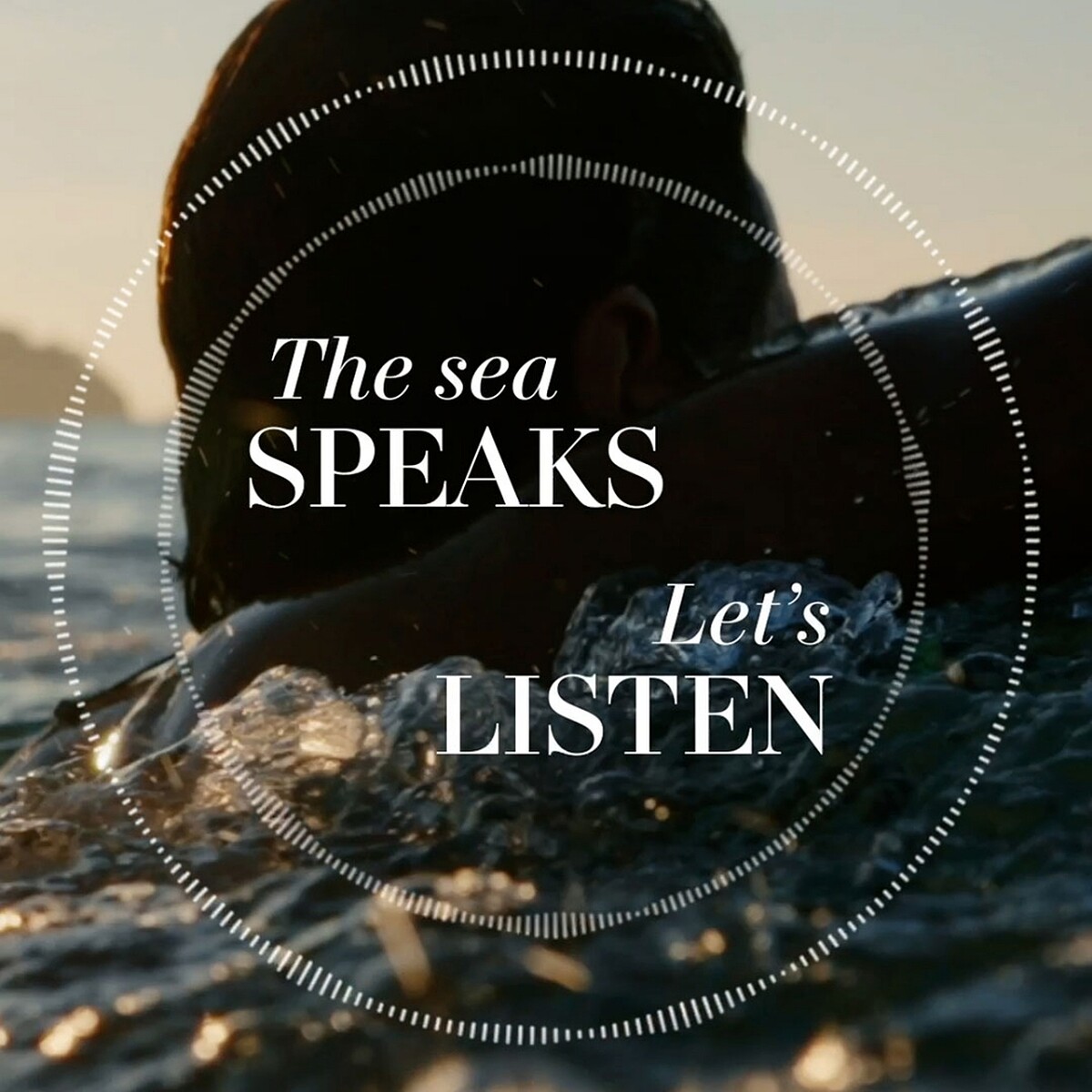 海洋拉娜「傾聽海之低語，擁抱蔚藍之心」形象圖。