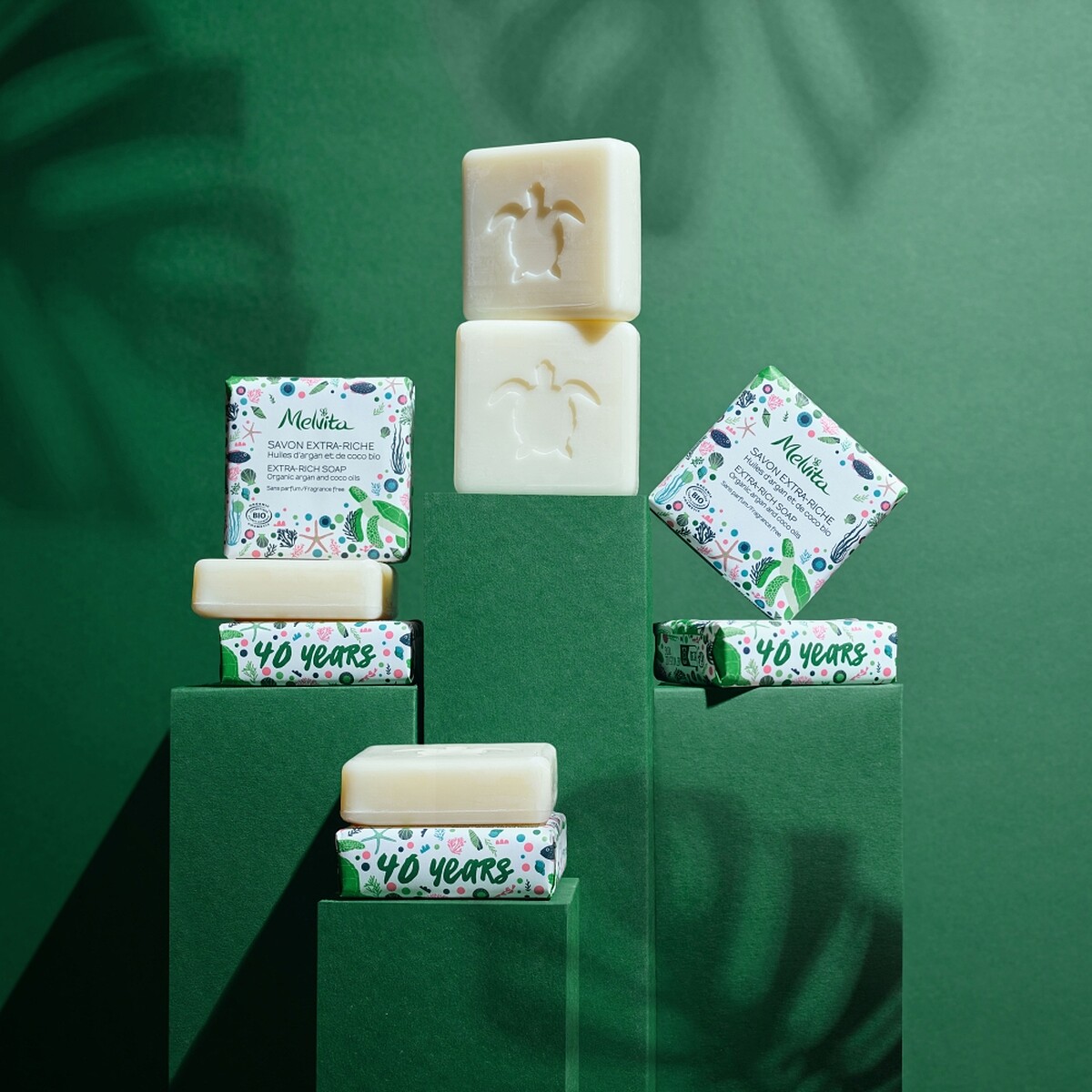 Melvita蜜葳特植潤沐浴皂(海洋版) 100g，NT400