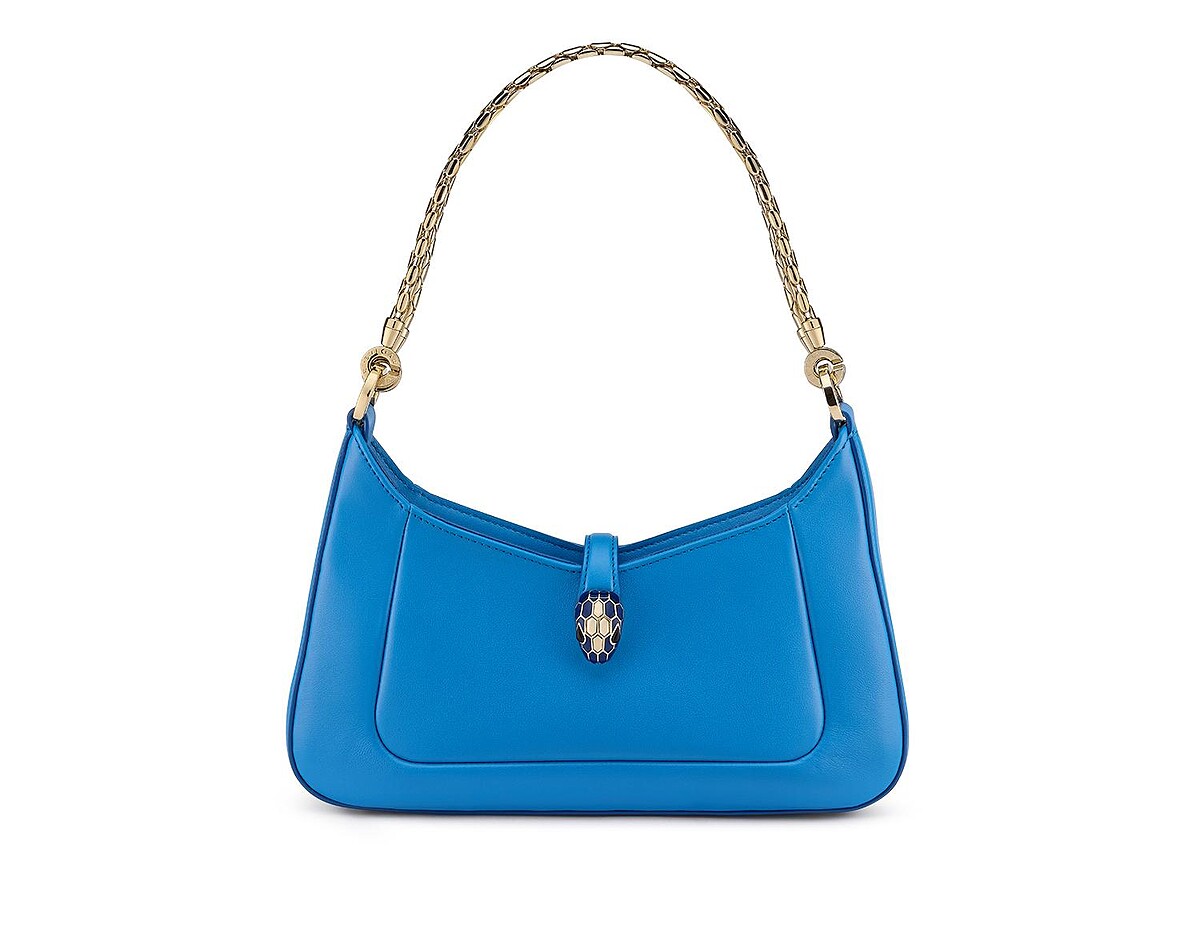 SERPENTI BAIA 小牛皮肩背包，79,400元。