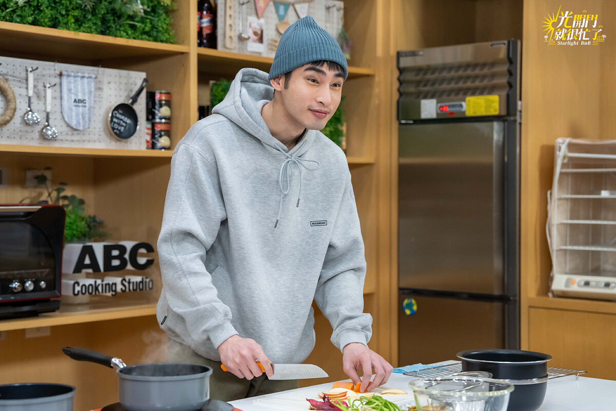 《光開門就很忙了》章廣辰在節目拍攝前對做菜完全沒有概念