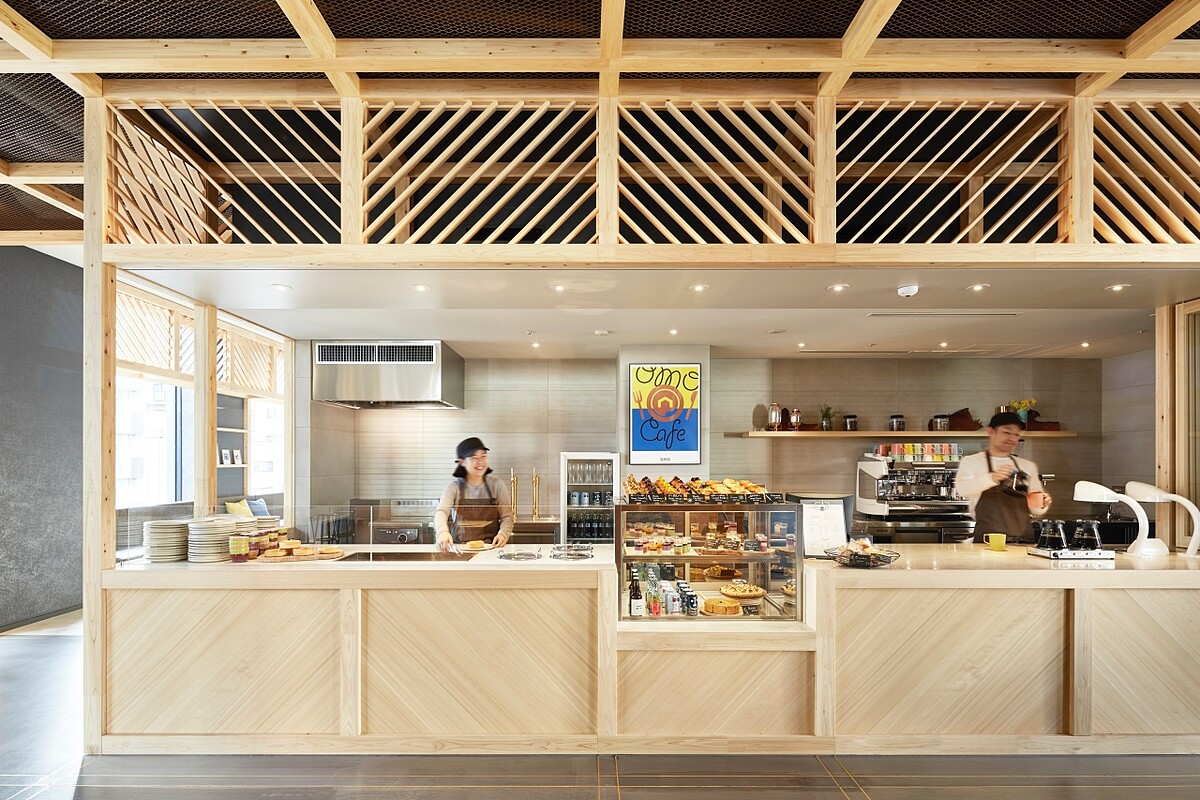全天候開放的 OMO Cafe。