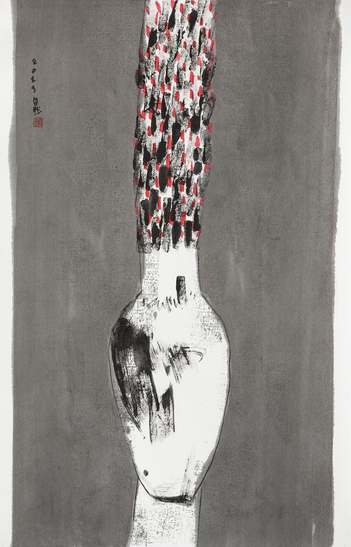 三才畫廊 楊自然 2023 42x68cm 花